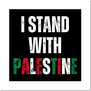 I STAND WITH PALESTINE-FREE PALESTINE Posters and Art